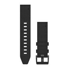 Ремінці для годинника Garmin QuickFit 22 шкіряні, чорні 010-12740-01 фото