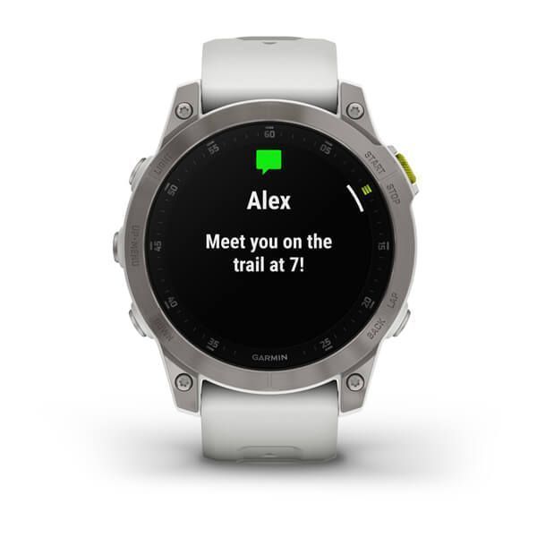 Смарт-часы Garmin epix Gen 2 Sapphire белые титановые 010-02582-21 фото