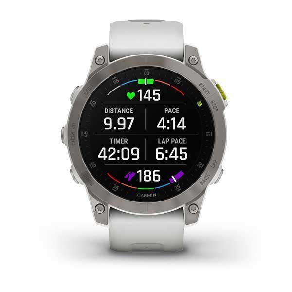 Смарт-часы Garmin epix Gen 2 Sapphire белые титановые 010-02582-21 фото