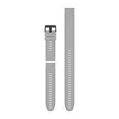 Ремінці для годинника Garmin QuickFit 26 силіконові припилено-сірі (із 3 частин, для дайвінгу) 010-12904-00 фото