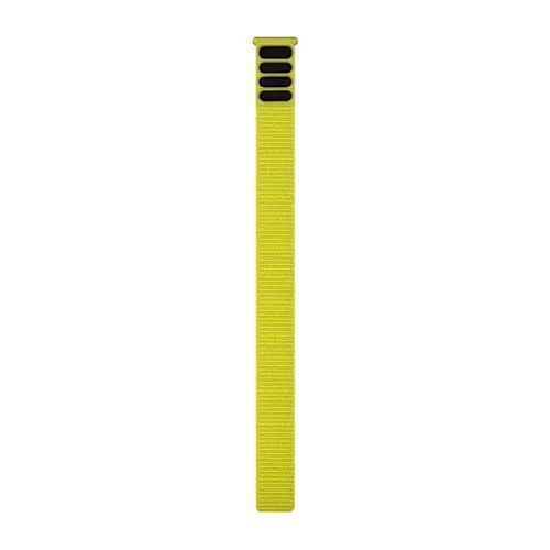 Ремінець для смарт-годинника Garmin UltraFit 22 нейлоновий Amp Yellow 010-13306-15 фото