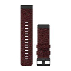 Ремінці для годинника Garmin QuickFit 26 нейлонові, чорно-червоні 010-12864-06 фото