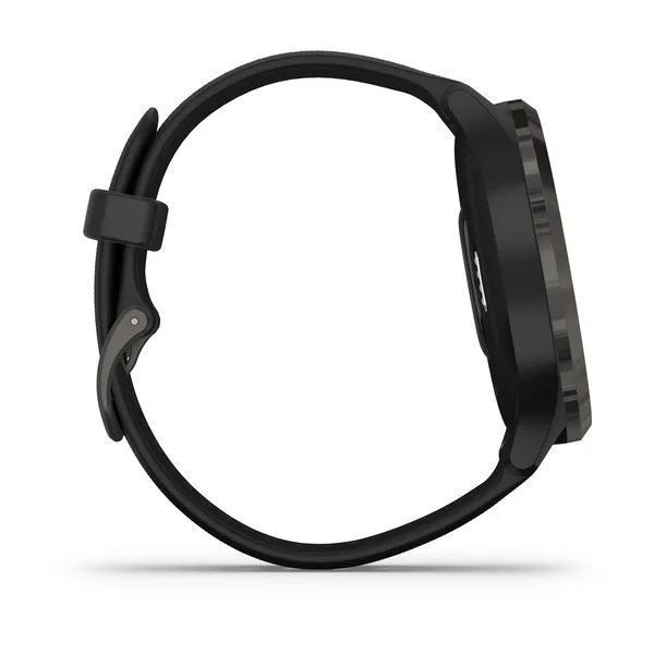 Смарт-годинник Garmin vivomove 3 із грифельним безелем та чорними корпусом і ремінцем 010-02239-21 фото