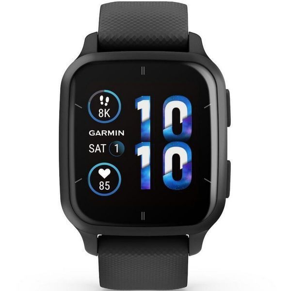 Смарт-часы Garmin Venu Sq 2 Music Edition черные с грифельным безелем 010-02700-10 фото
