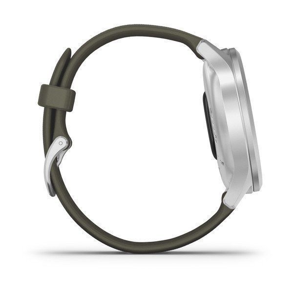 Смарт-часы Garmin vivomove Style с серебристым корпусом и торфяным ремешком 010-02240-21 фото