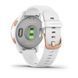 Смарт-часы Garmin vivoactive 4S белые с розово-золотистым безелем 010-02172-23 фото 6