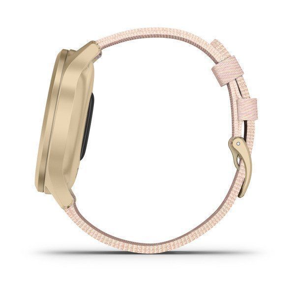 Смарт-часы Garmin vivomove Style со светло-золотистым корпусом и розовым ремешком 010-02240-22 фото