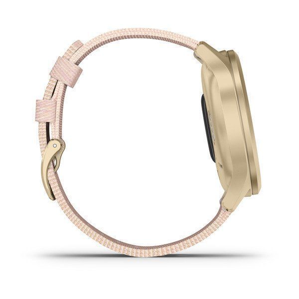 Смарт-часы Garmin vivomove Style со светло-золотистым корпусом и розовым ремешком 010-02240-22 фото