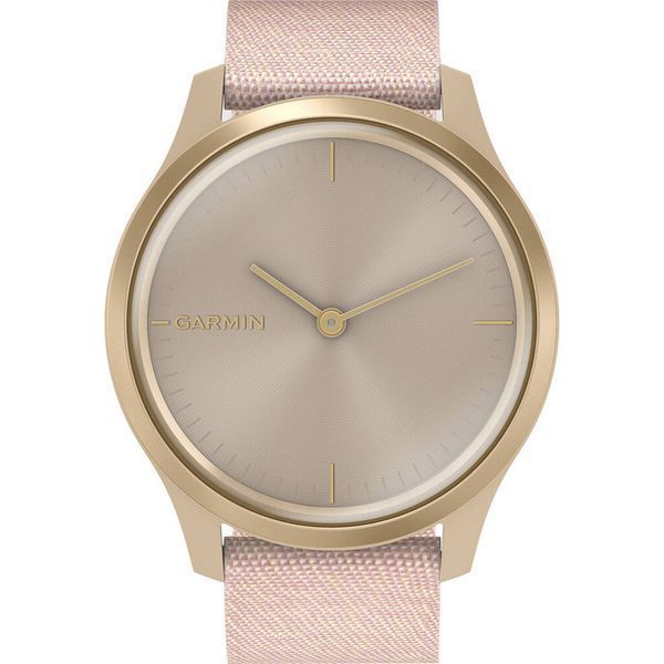 Смарт-часы Garmin vivomove Style со светло-золотистым корпусом и розовым ремешком 010-02240-22 фото