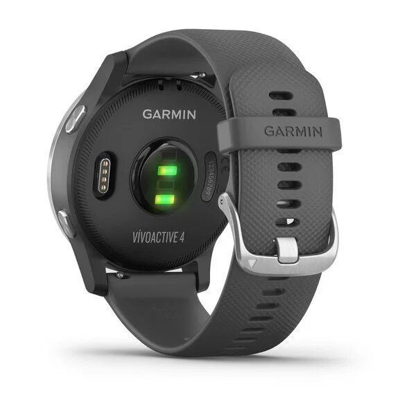 Смарт-часы Garmin vivoactive 4 серые с серебристым безелем 010-02174-03 фото