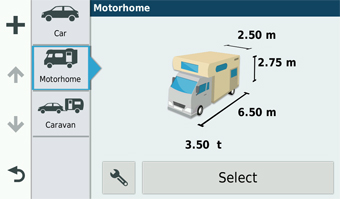 МАРШРУТЫ ДЛЯ АВТОФУРГОНОВ, КОТОРЫЕ НАСТРАИВАЮТСЯGARMIN CAMPER 770 LMT-D